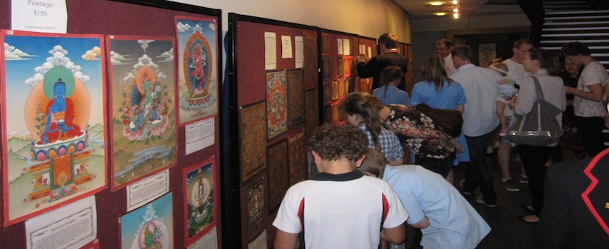Thangka Art Exhibition in Australia.
